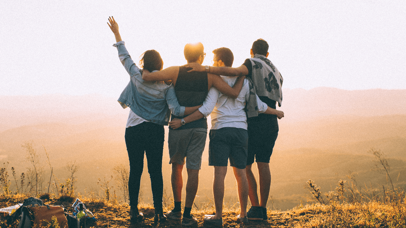 group of people having a trip together