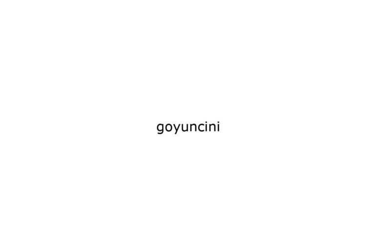 goyuncini