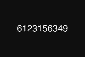6123156349