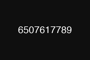 6507617789