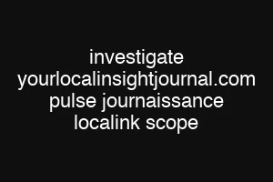 investigate yourlocalinsightjournal.com pulse journaissance localink scope